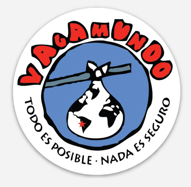 Vagamundo from Peru in Spanish Weatherproof Sticker Access Fund Benefit