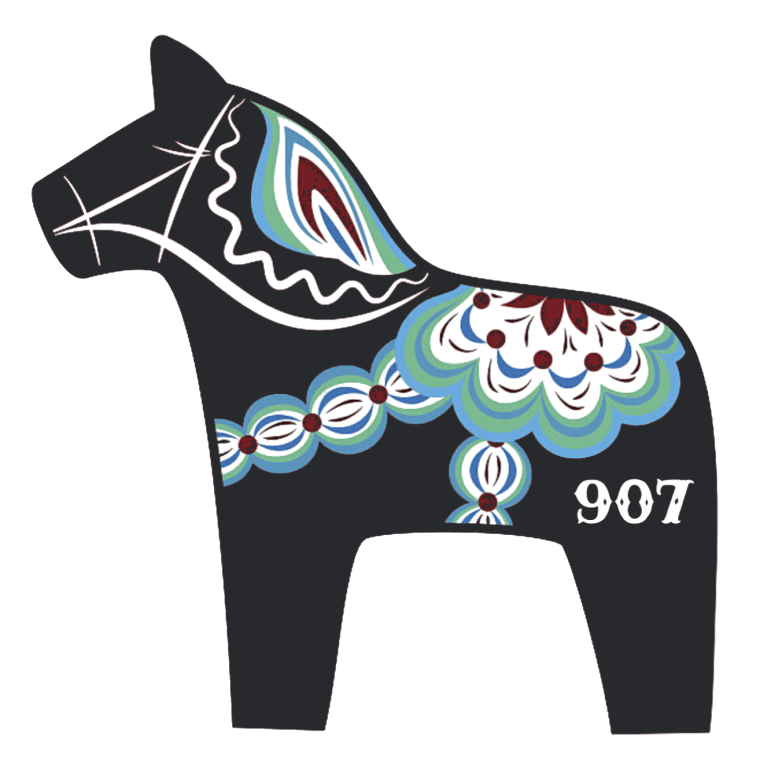 Nordic Trad Festive Pony Magnet