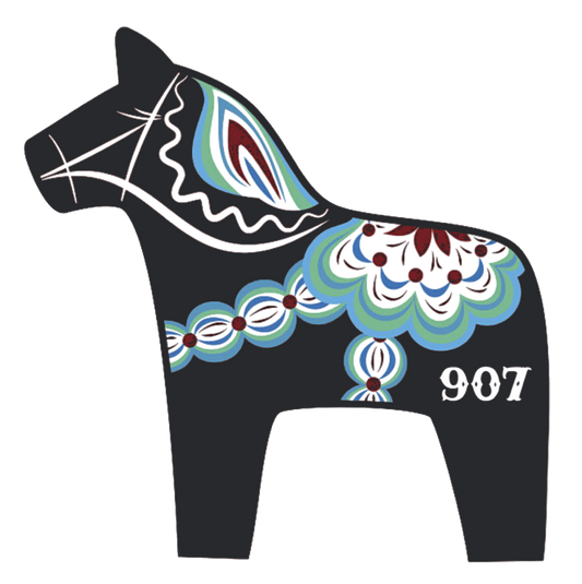 Nordic Trad Festive Pony Magnet