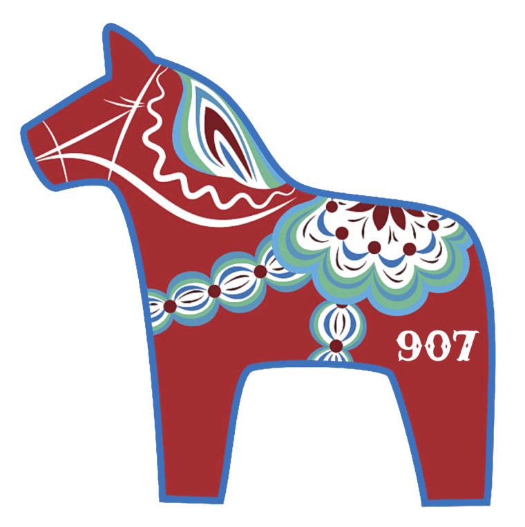 Nordic Trad Festive Pony Magnet