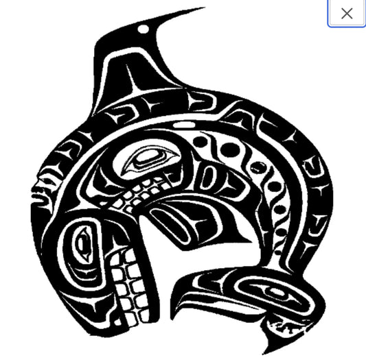 Arctic Orca Key Chain