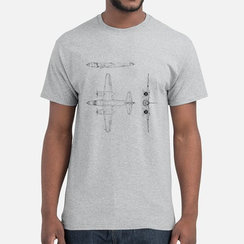 C-36 Tri-Wireframe T-Shirt