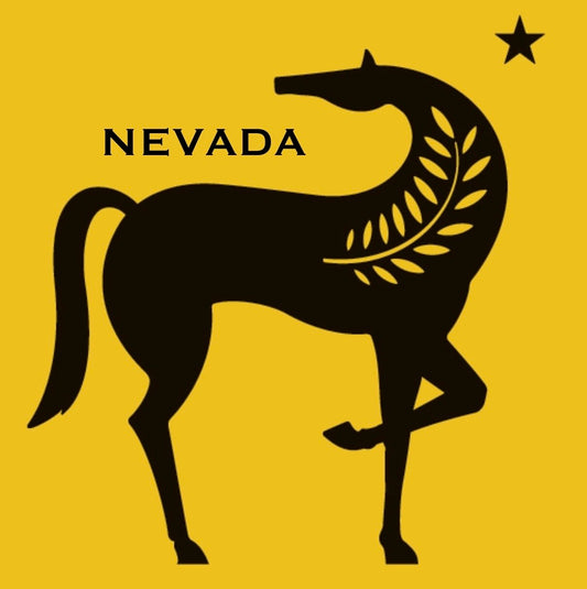 Nevada Horse Star Sticker